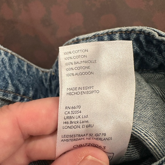 We The Free Mid-Rise Cuff Jeans Women's Size 31 - Picture 5 of 8